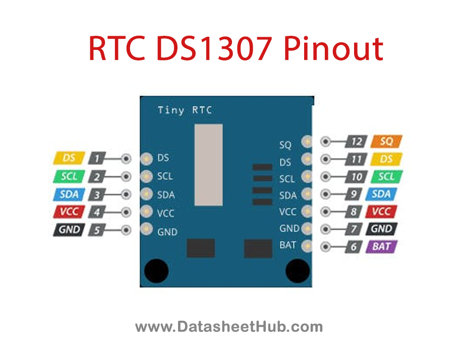 DS1307-RTC-Pinout